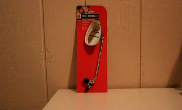 The Schwinn mirror promoting improved visibility and safe riding