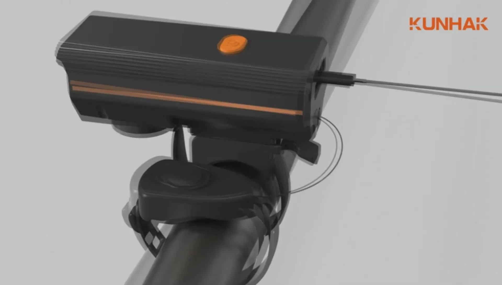 Close-up of the K-huk One headlight