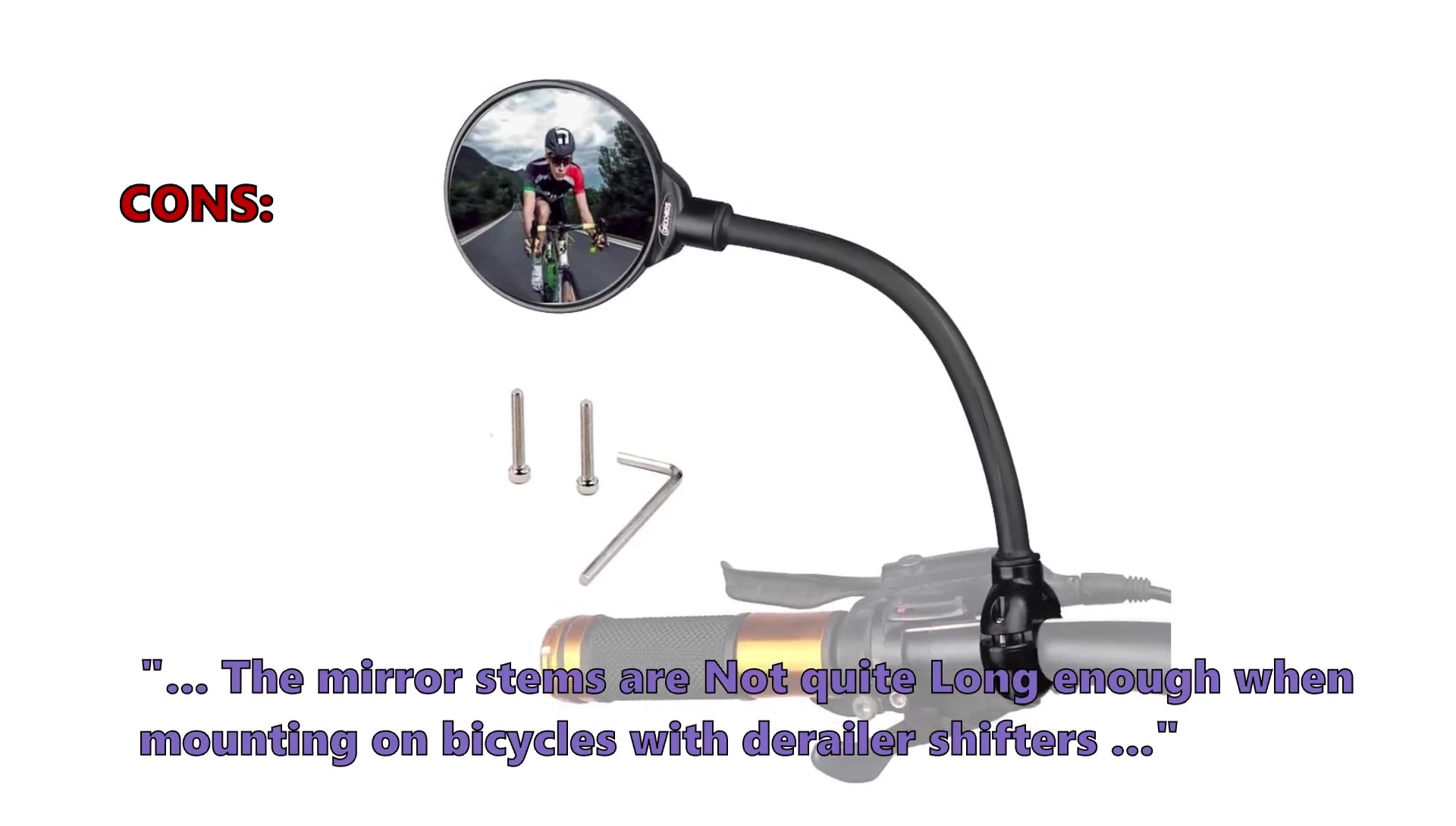 Image of the Hackney Bar End mirror.