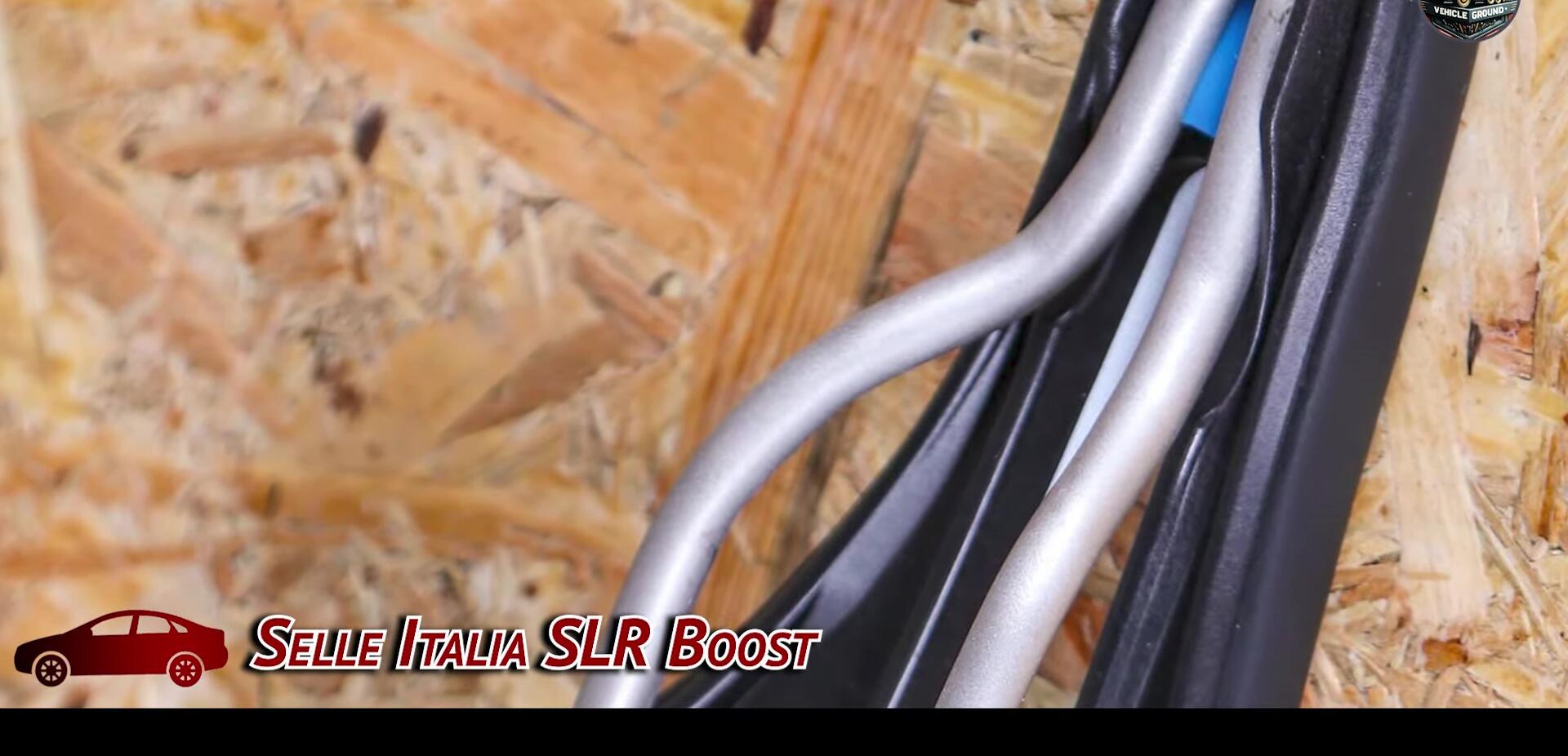 The Selle Italia SLR Boost saddle shown from multiple angles.