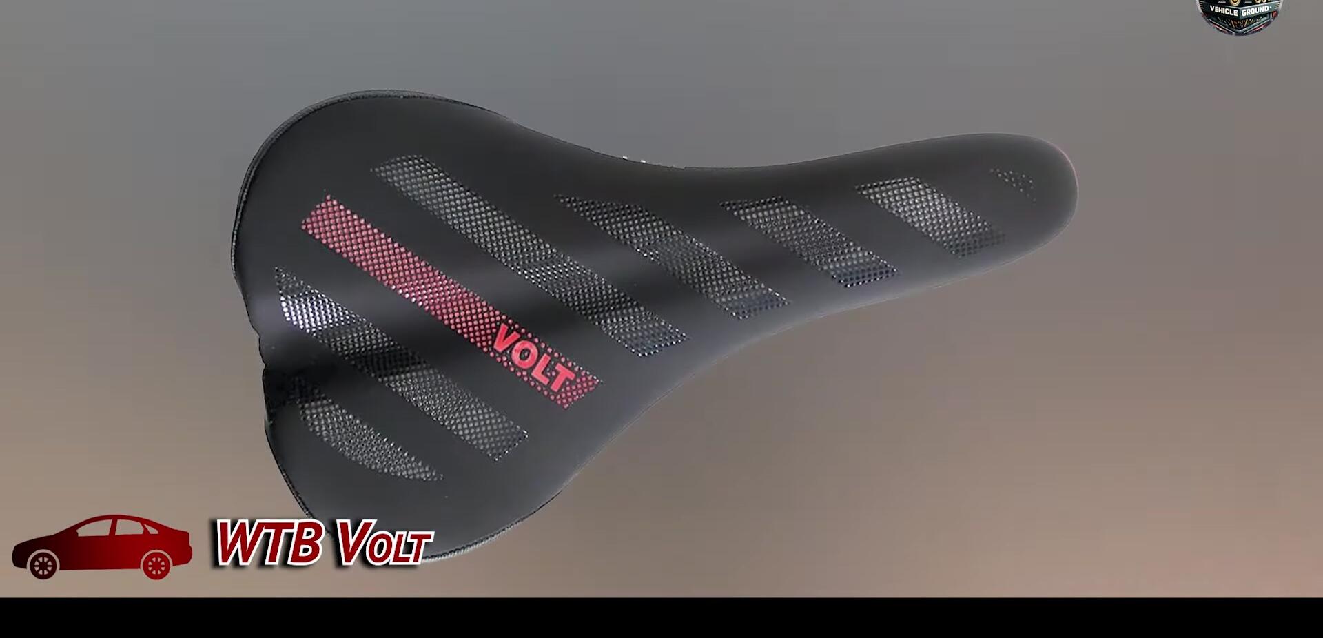 The WTB Volt saddle shown in various riding scenarios.