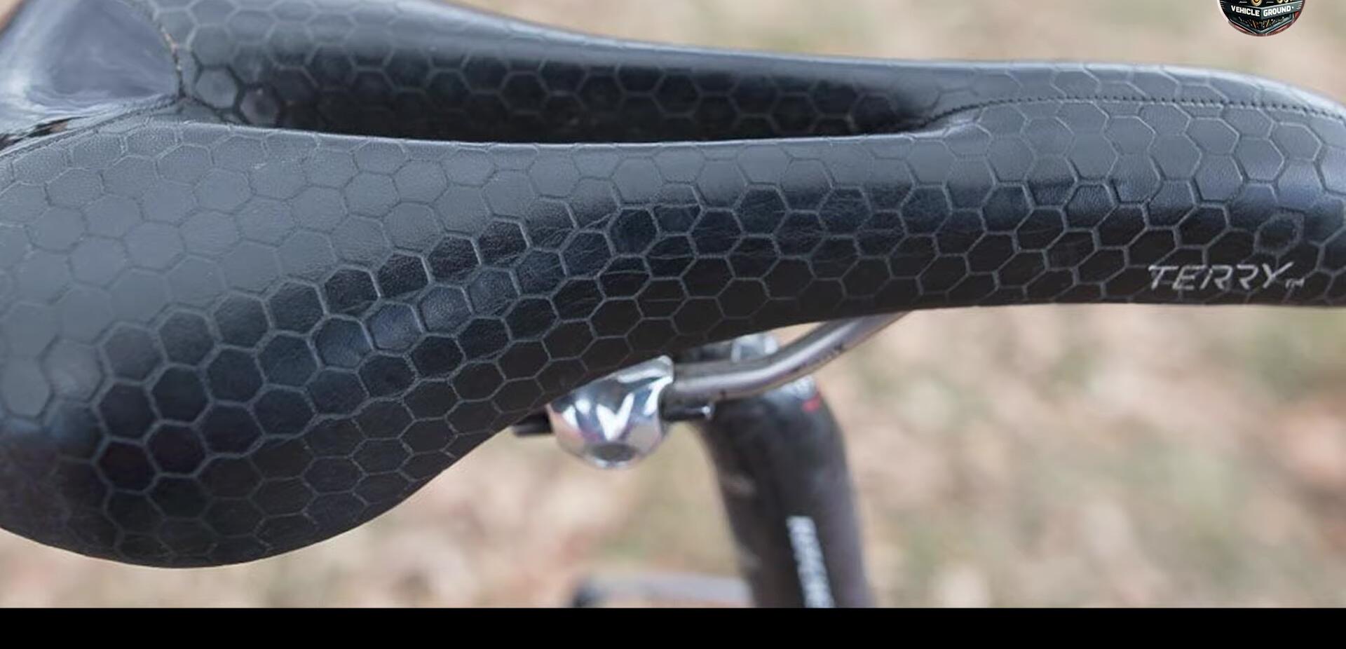 Image showing the saddle's unique shape and padding.