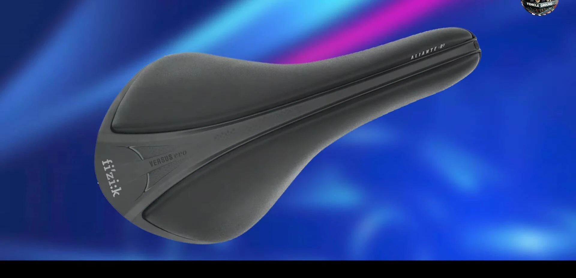 Image showcasing the saddle's ergonomic design and wide seating area.