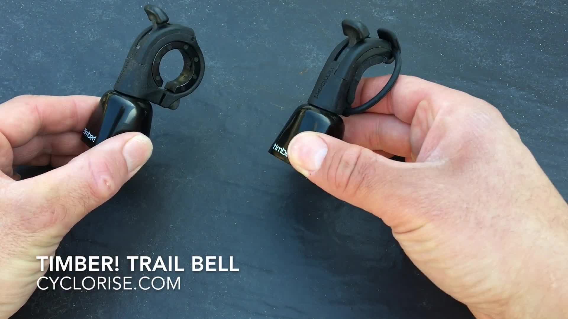 Close-up of the Timber MTB Bell