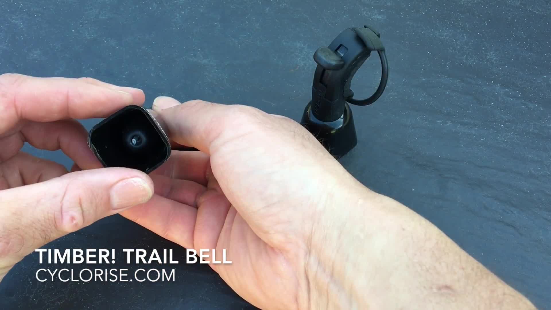 The bell being demonstrated