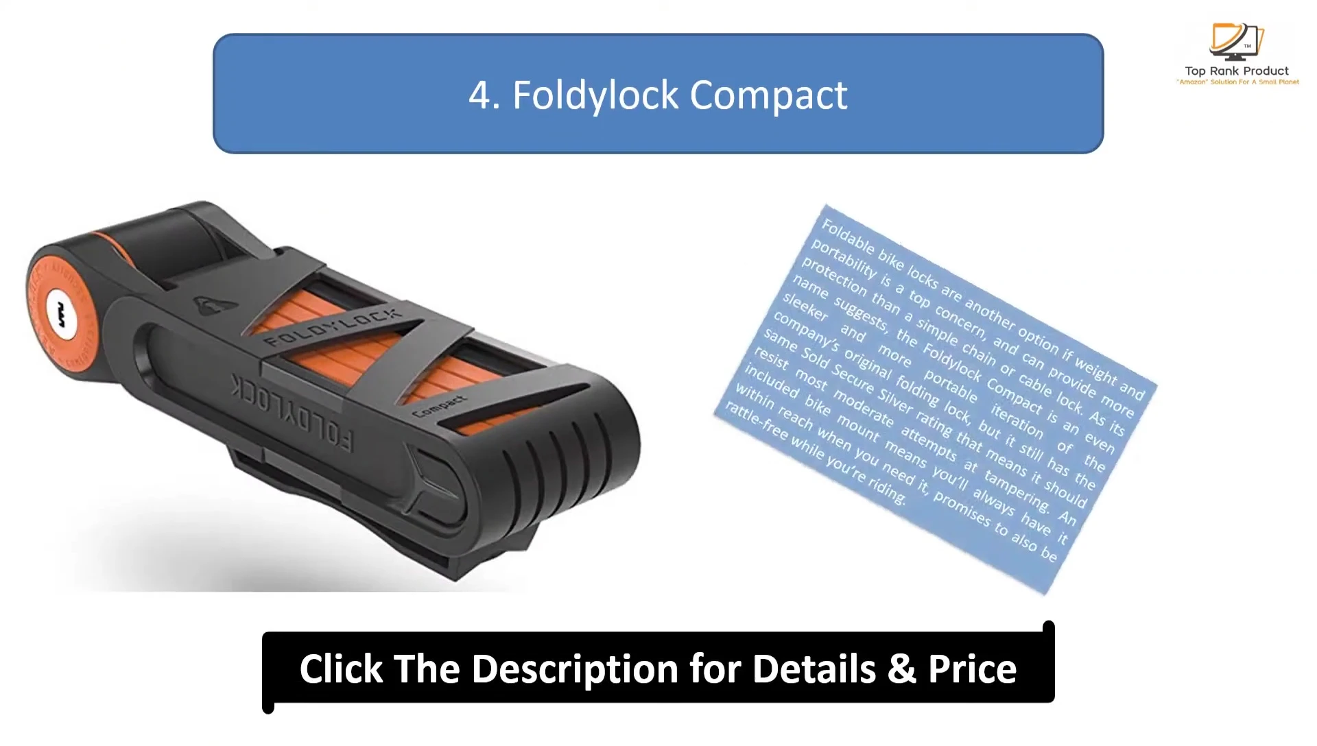 FoldaAlert Compact Foldable Lock