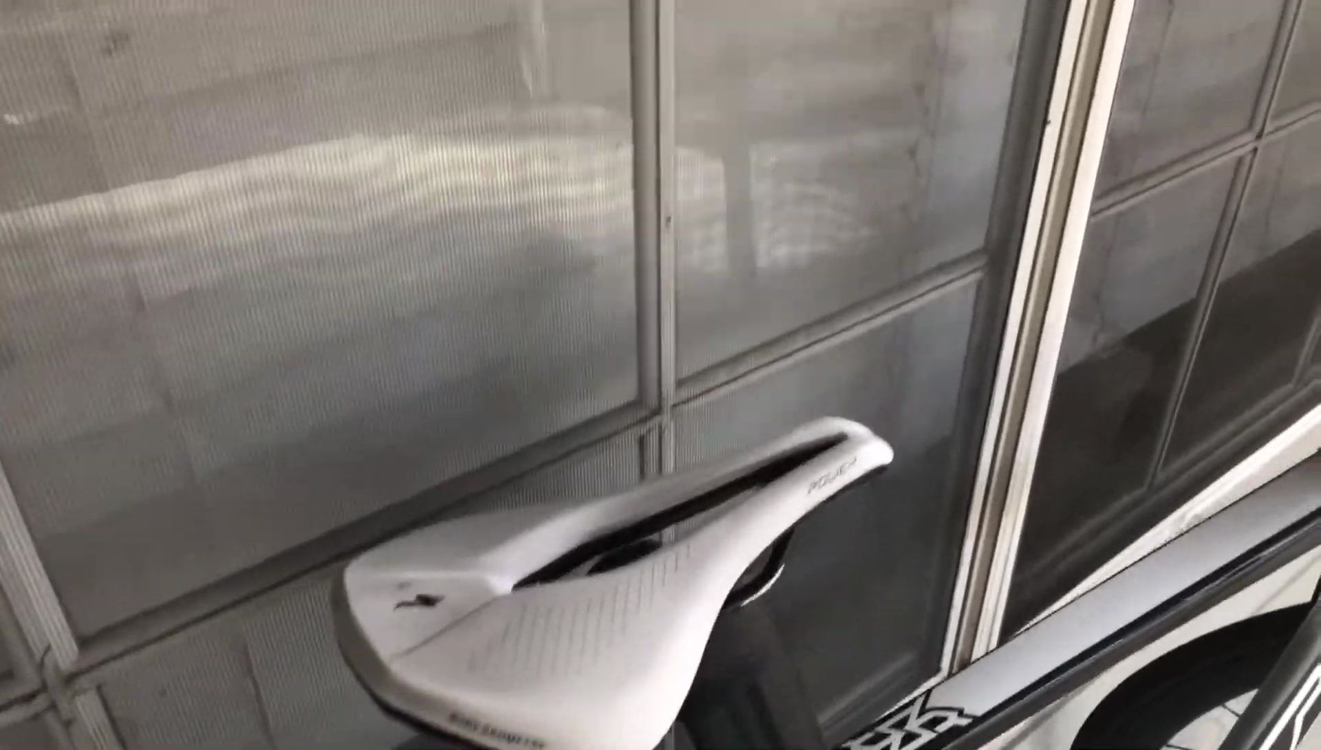 Close-up shot emphasizing the area where the reviewer suggests improvement to the saddle.