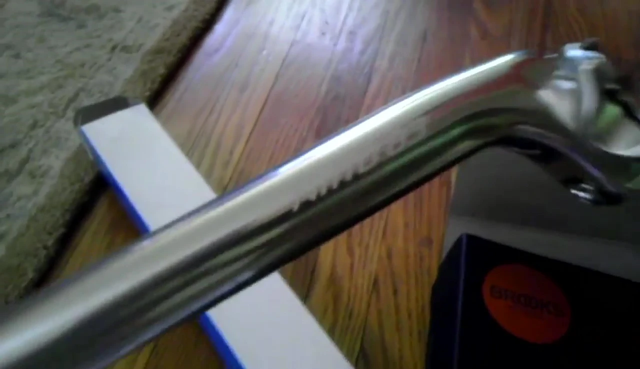The titanium road bike used for testing.