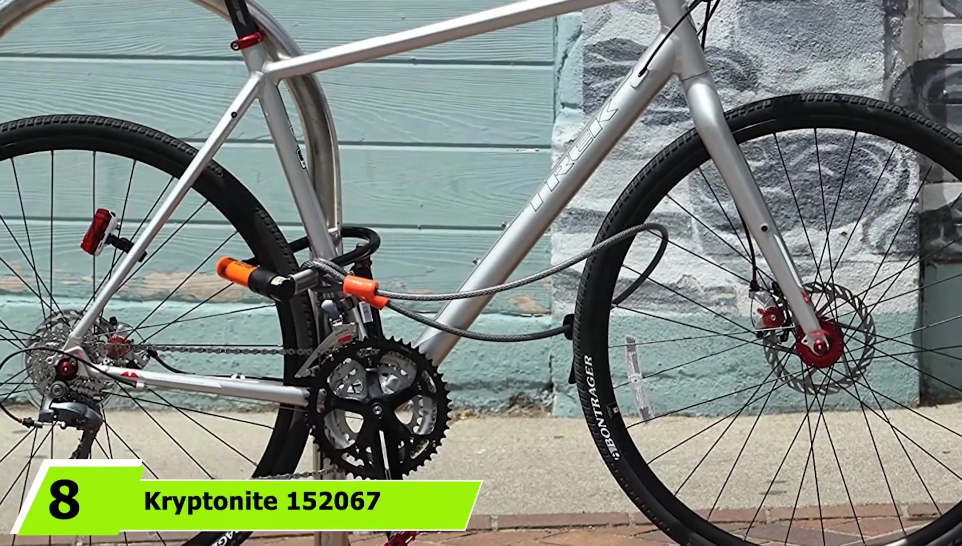 The Kryptonite 2067 Evolution Mini 7 U-lock.