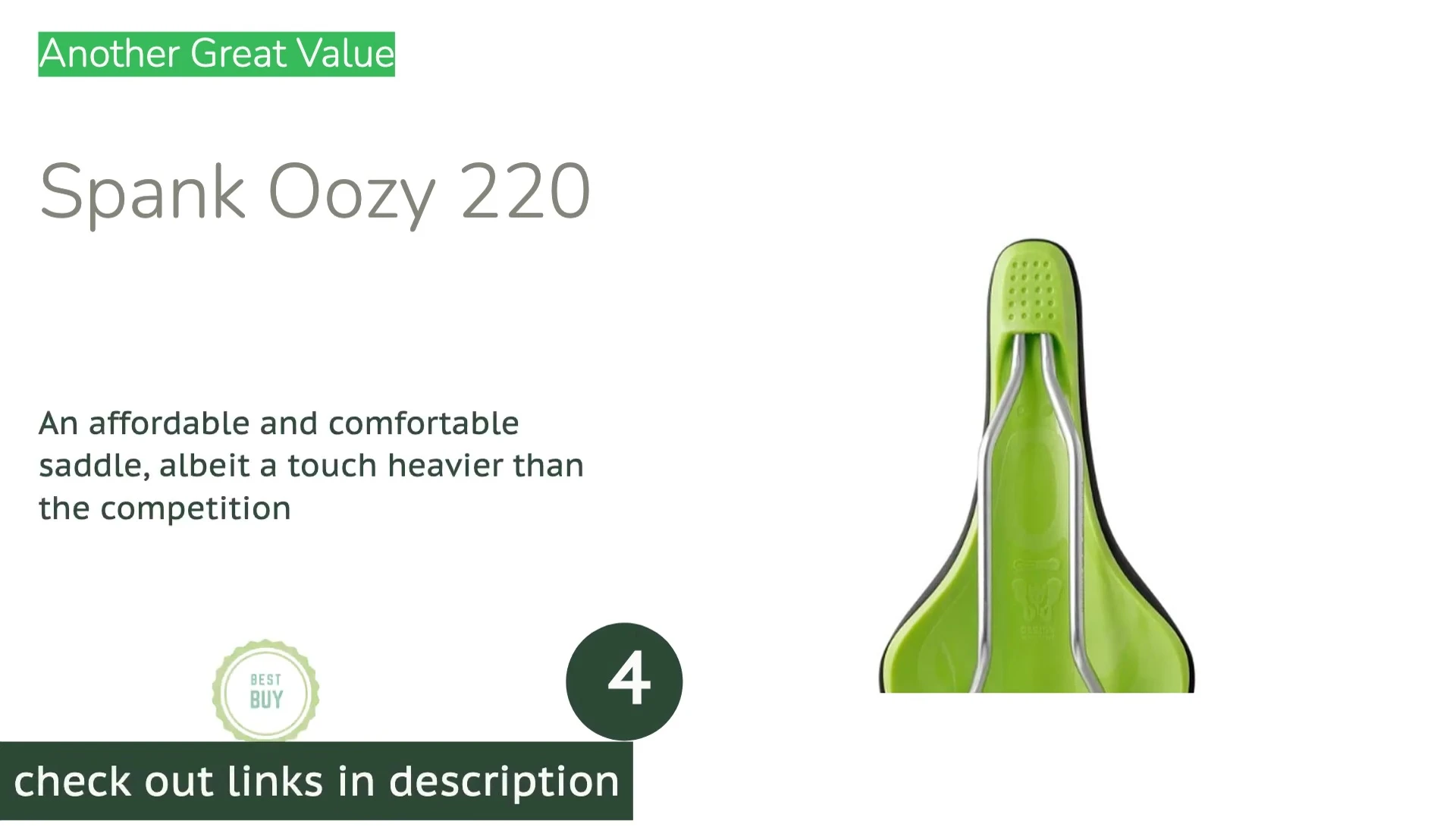 Spank Oozy 220 saddle