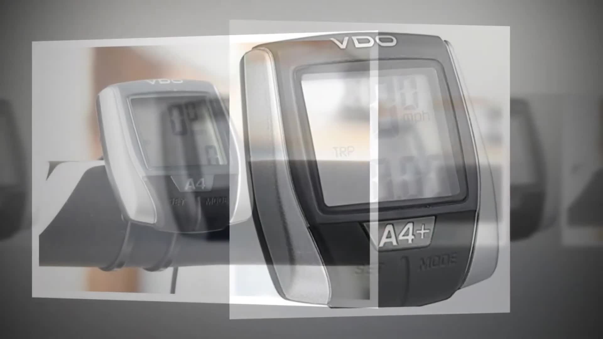 Person easily installing the VDO A4+ computer