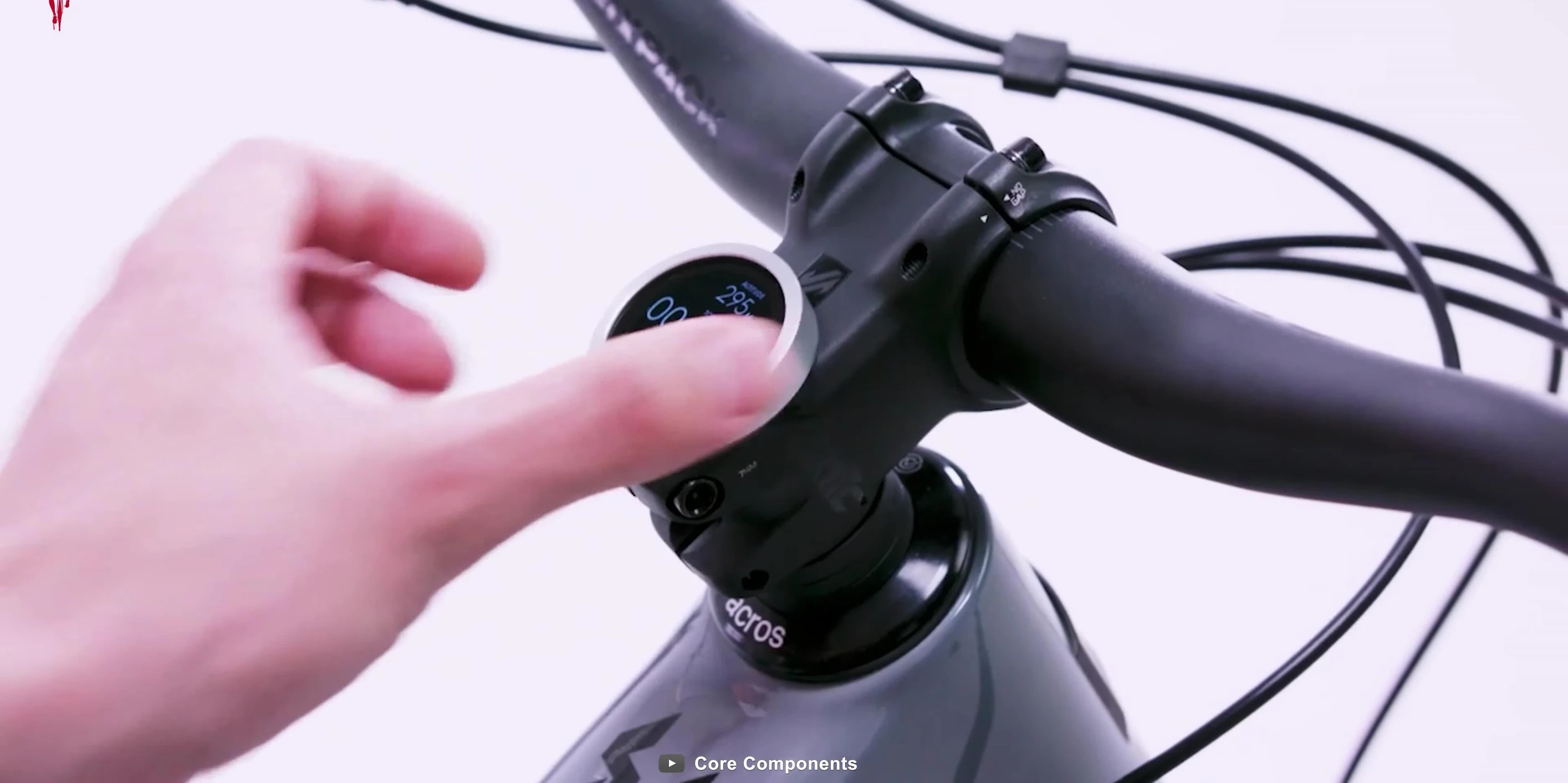 Close up showing the radial switch on the CORE Cap