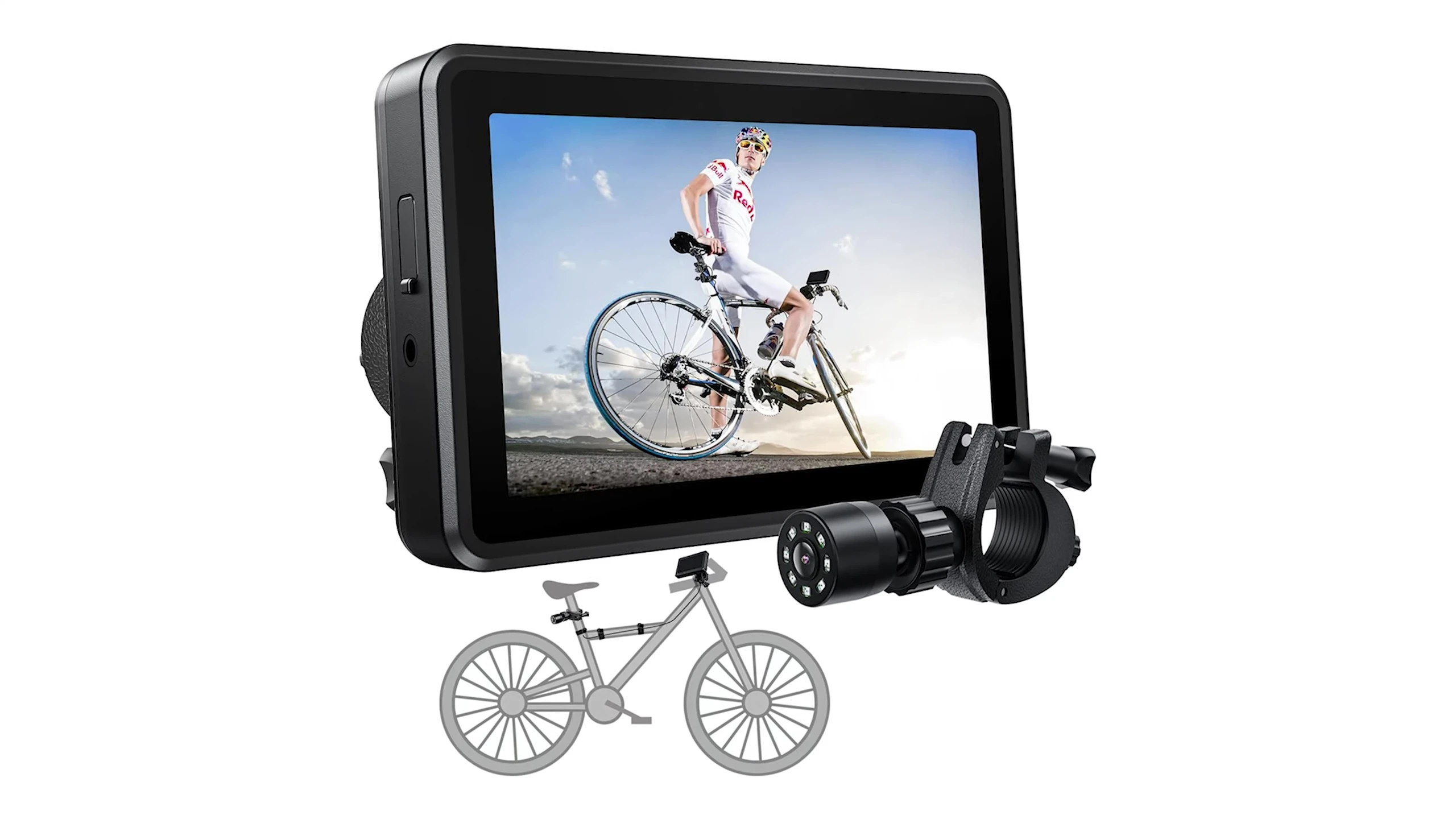 PhiPsych Handlebar Bike Mirror Camera battery life