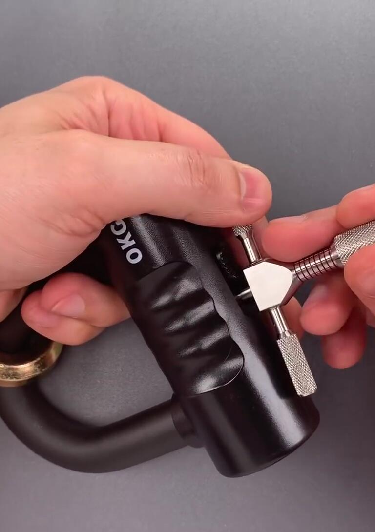 The lock successfully picked open.