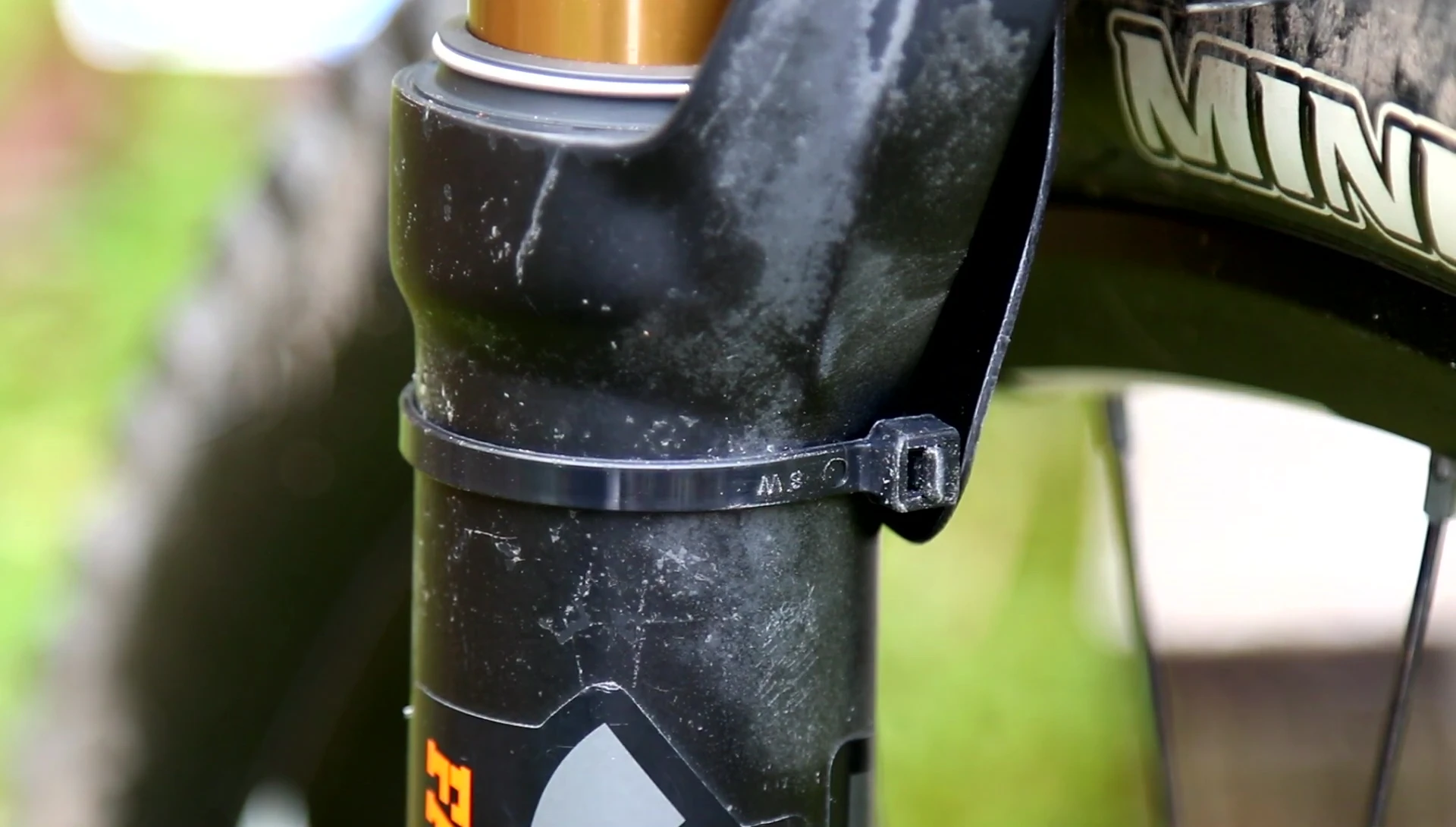 Final look of the installed mudguard