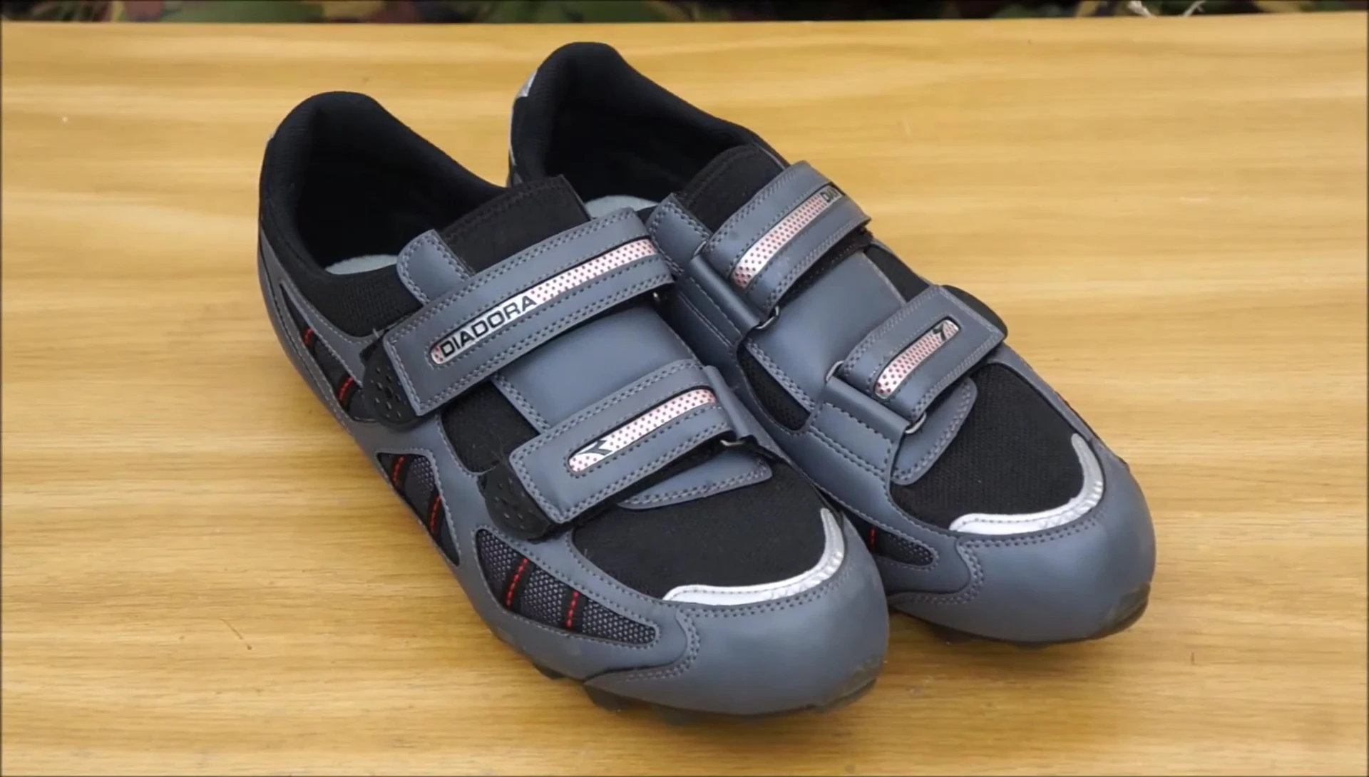 Deodora Racing shoes shown with cleat visible