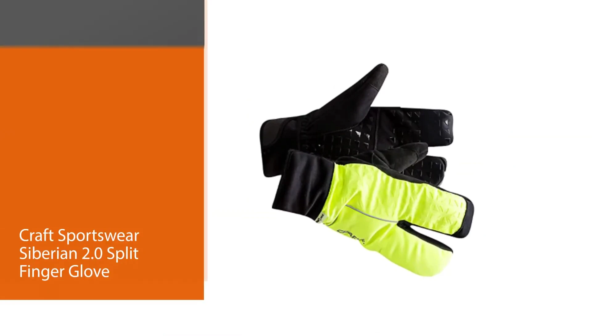 Close-up of the Craft Sportswear Siberian 2.0 gloves.