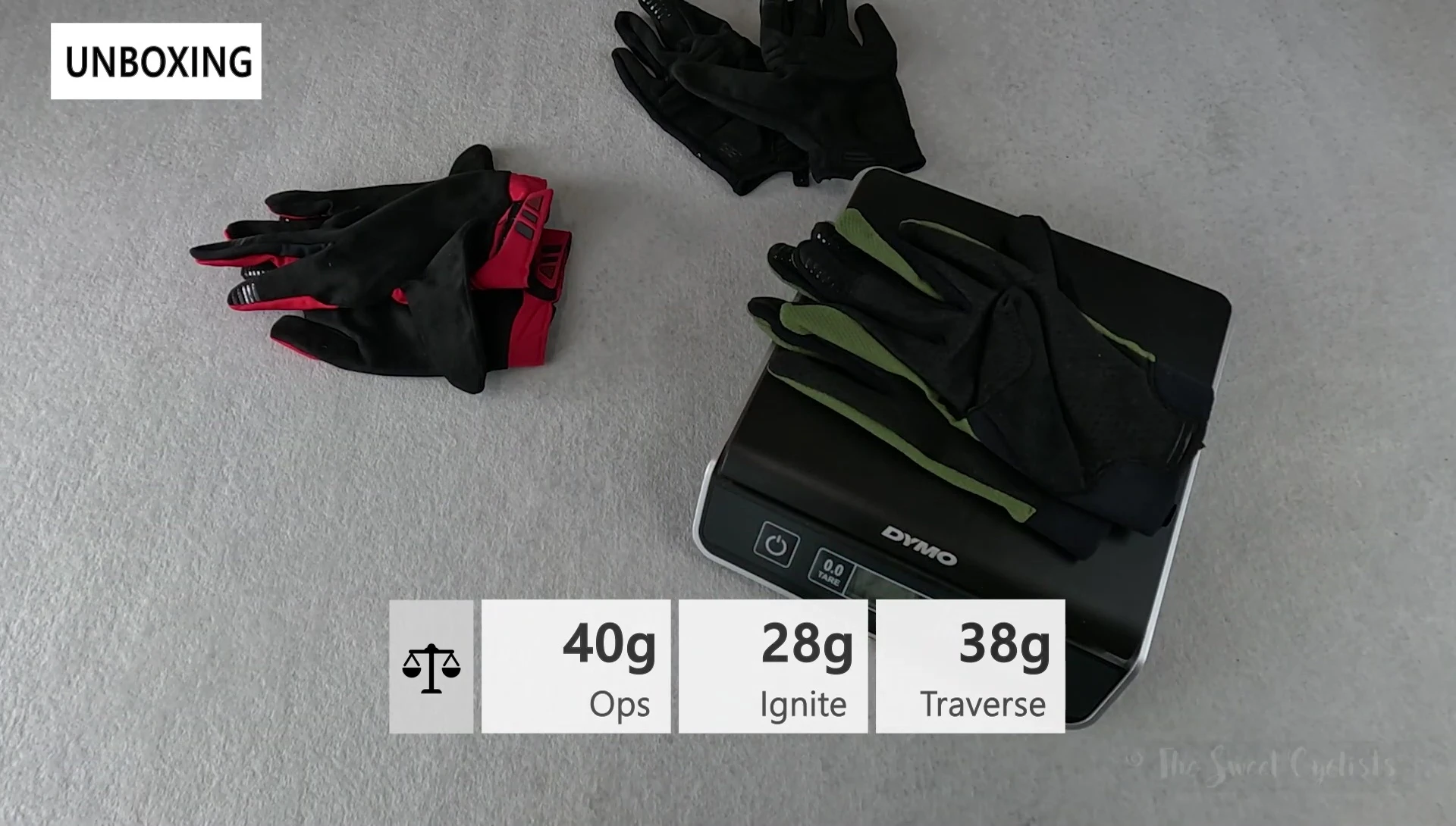 Ignite glove weight