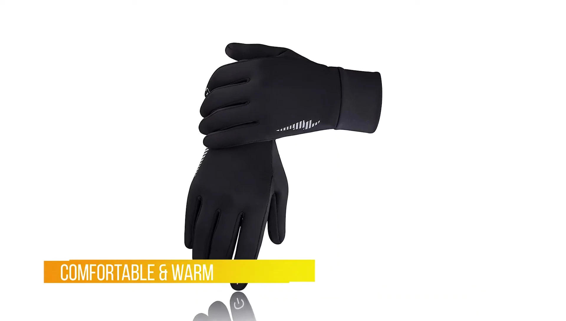 Close-up of the Samari winter glove showcasing the textured grip.
