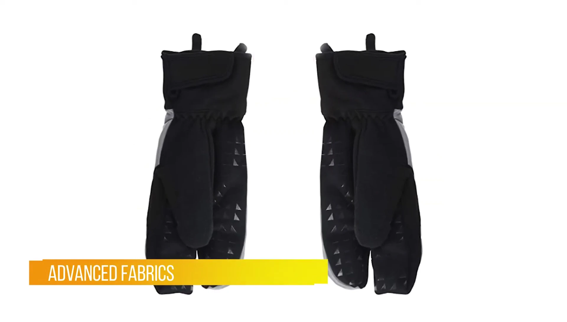 Detailed view of the split-finger design of the Craft gloves.