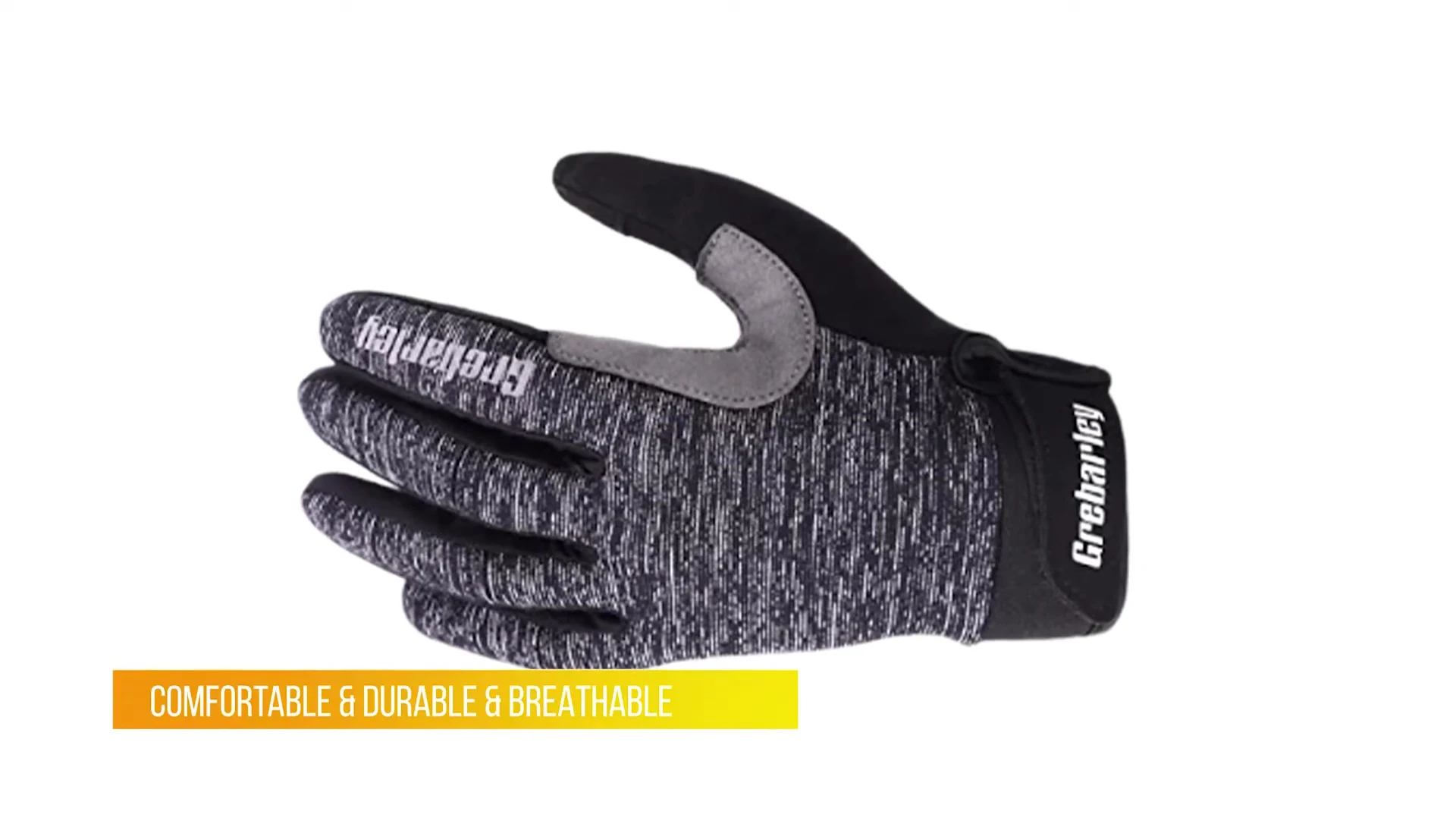 Image of the Grebarly cycling gloves emphasizing the materials.