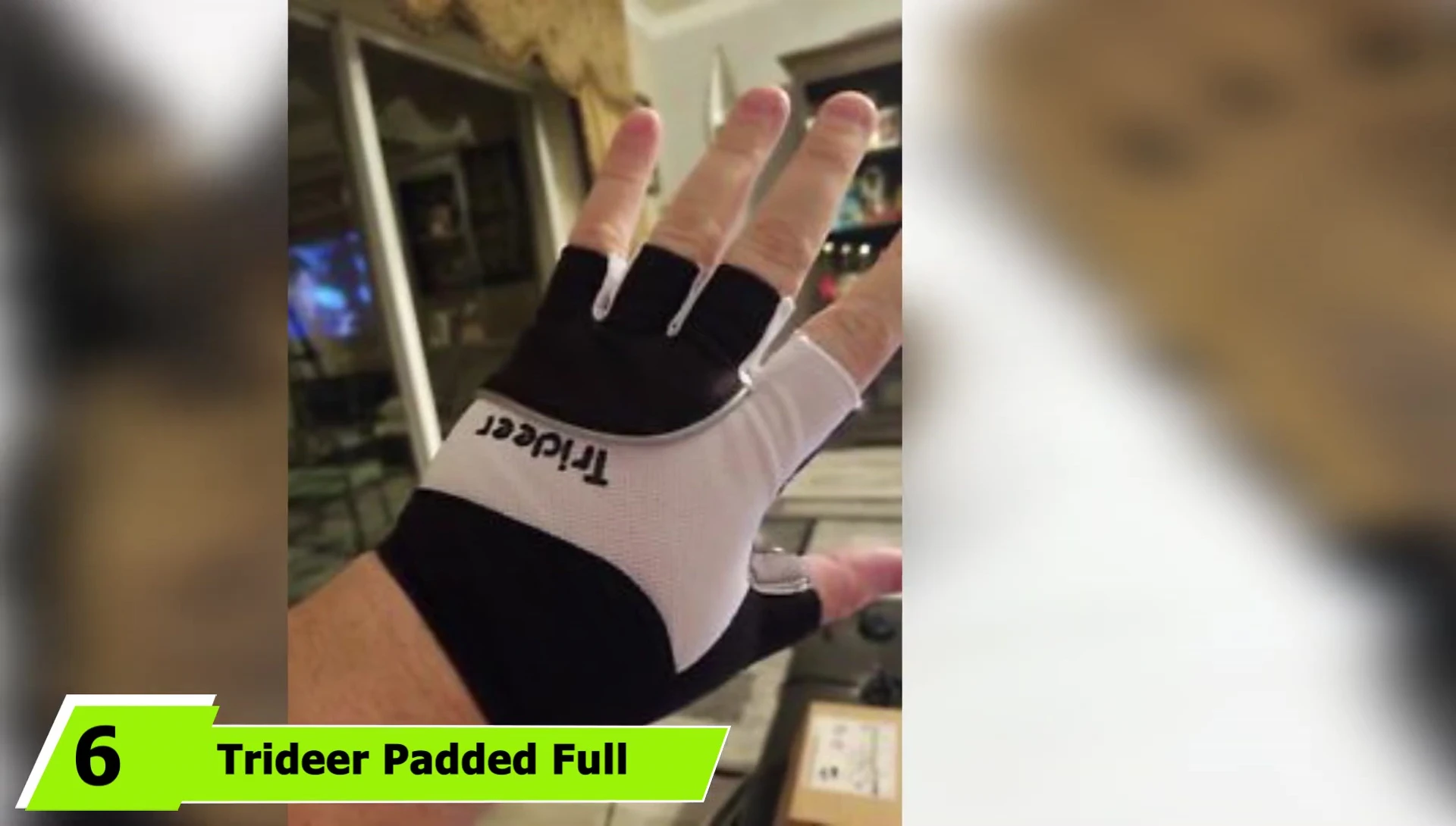 Try Dear Padded Full Finger Cycling Gloves shown