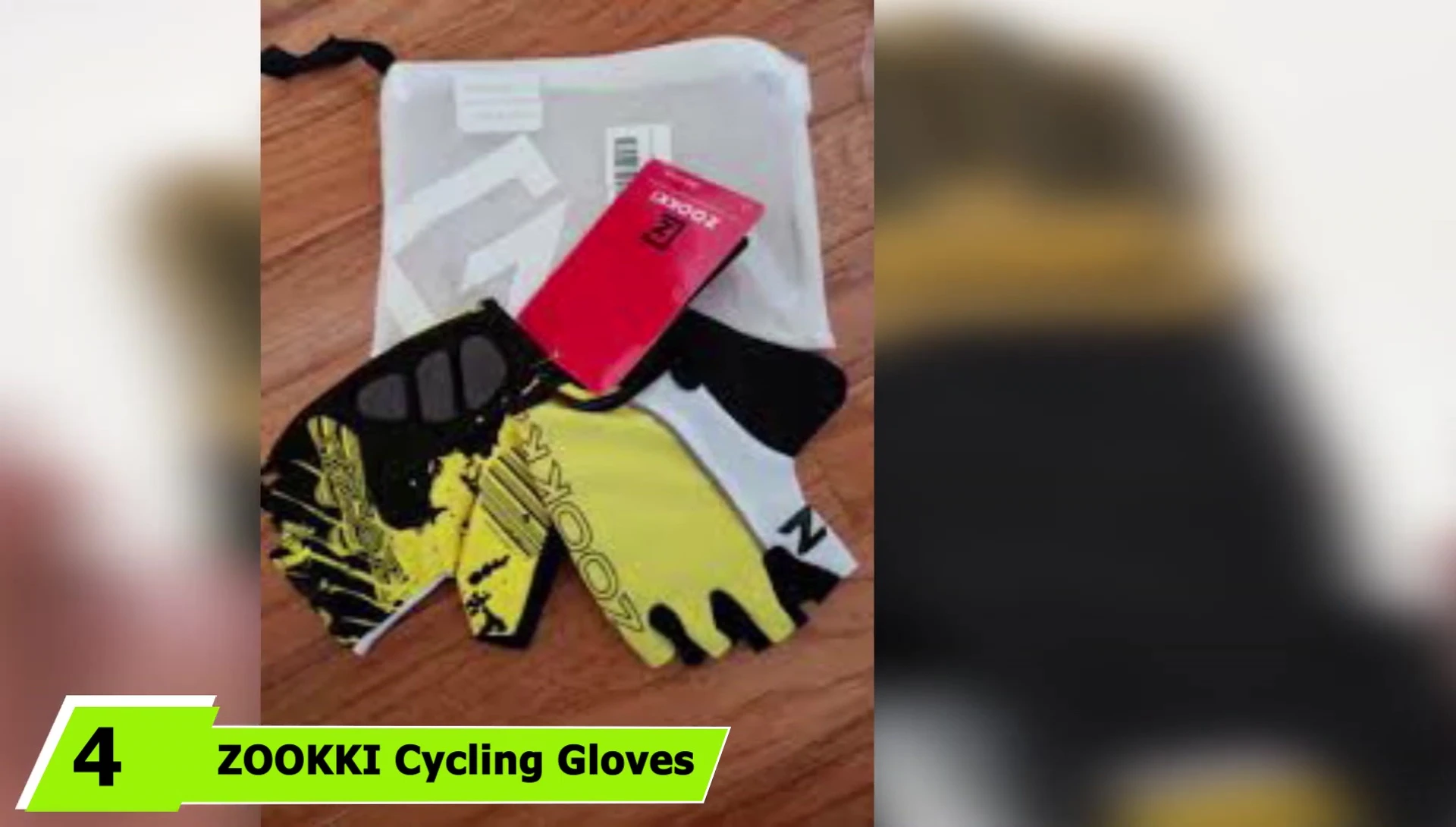Zuki Cycling Gloves displayed