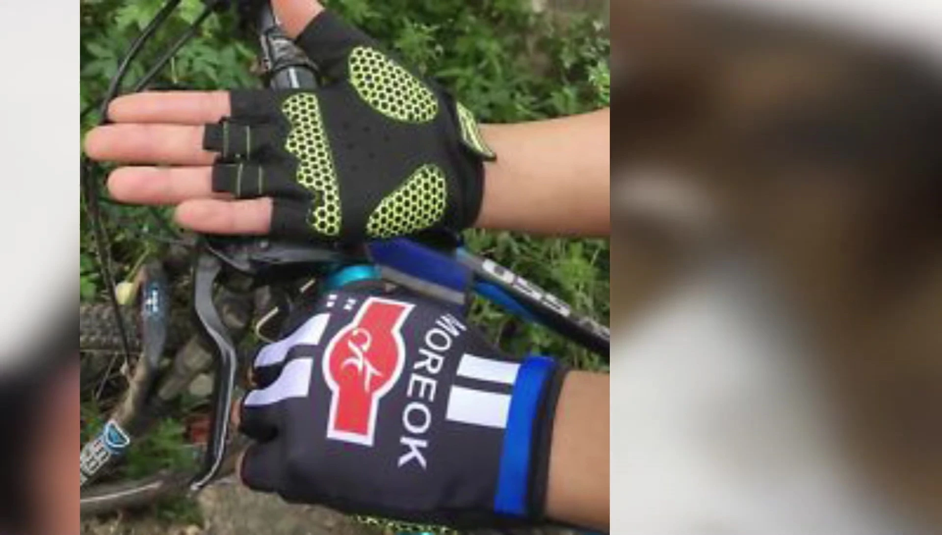 Image showing the material composition of the Zuki gloves