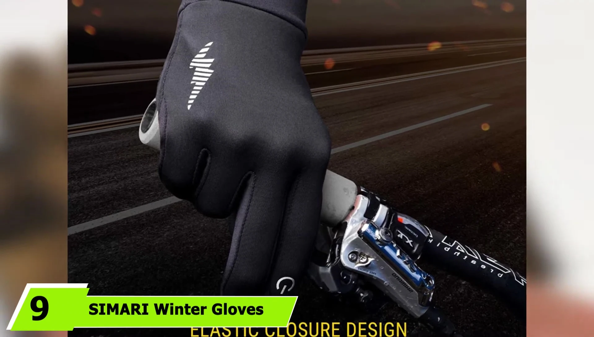 Samari winter gloves displayed