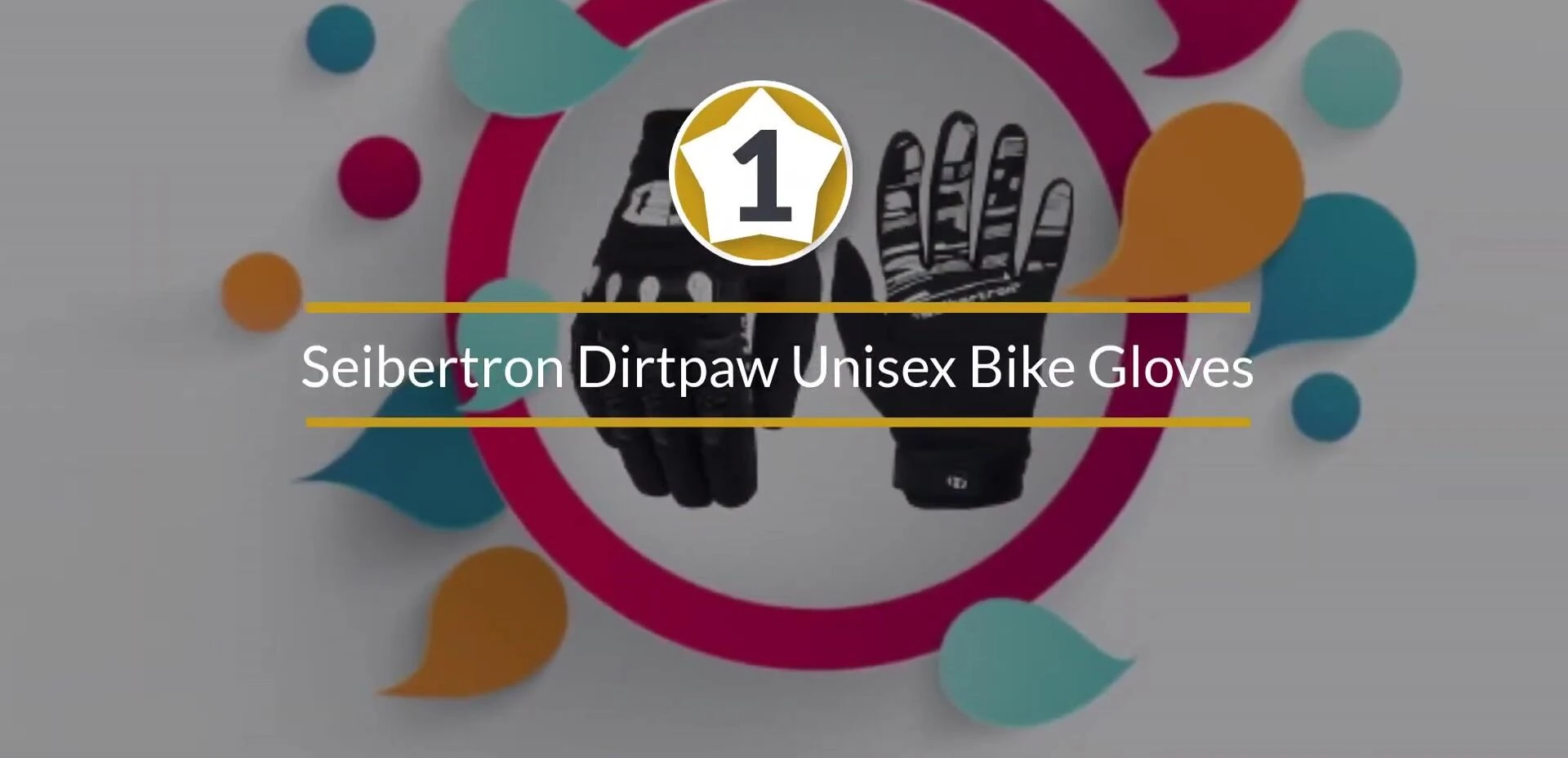Close-up of Sieberton Dirt Pog gloves showcasing their design and features.