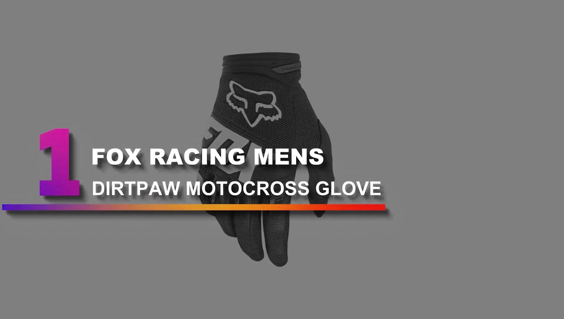 Image of the Fox Racing Dirtpaw gloves.