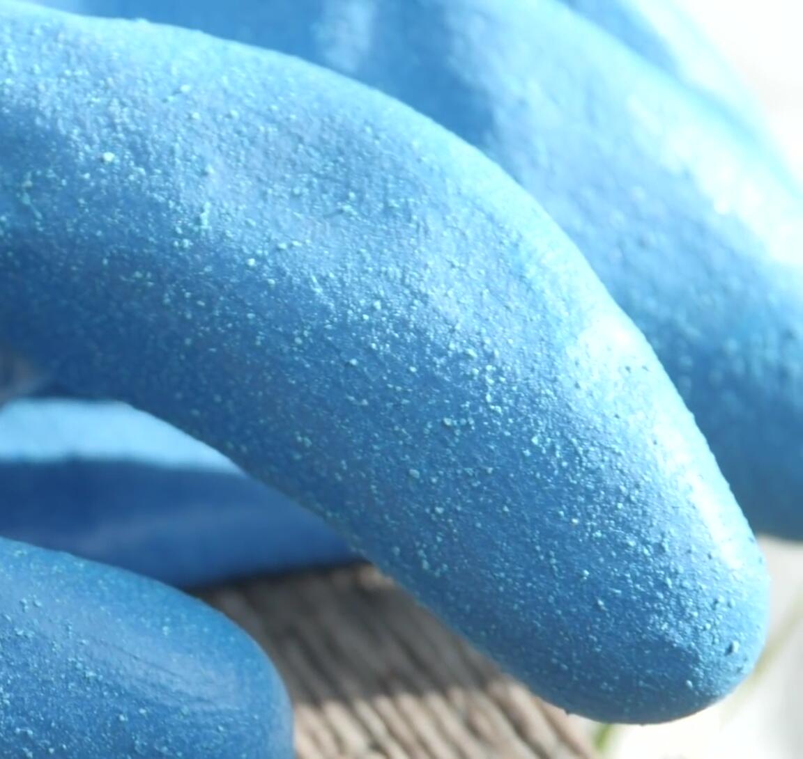 Interior of the glove showing the fuzzy lining