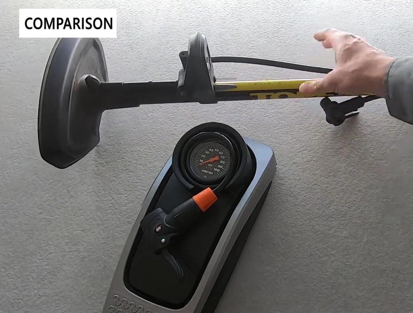 Comparison with Topeak Joe Blow.