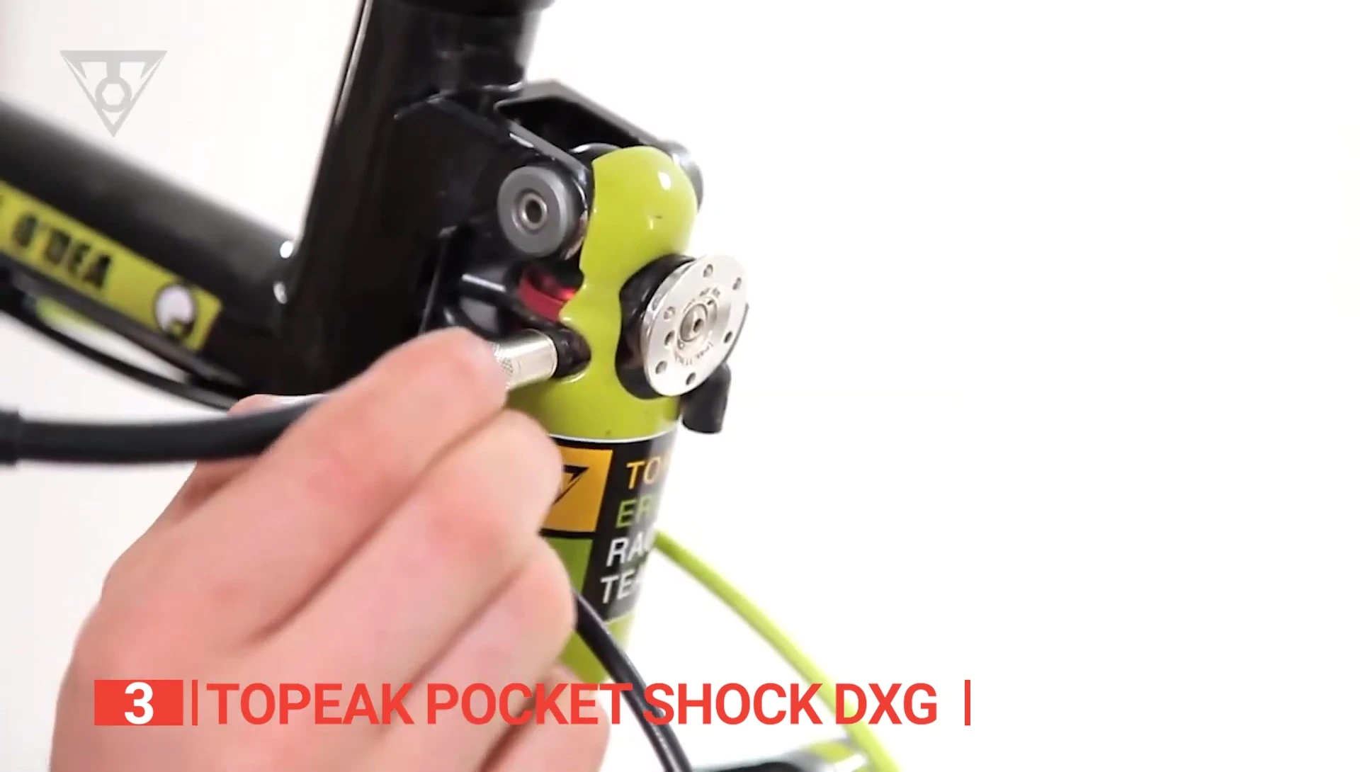 The Topeak Pocket Shock DXG pump.