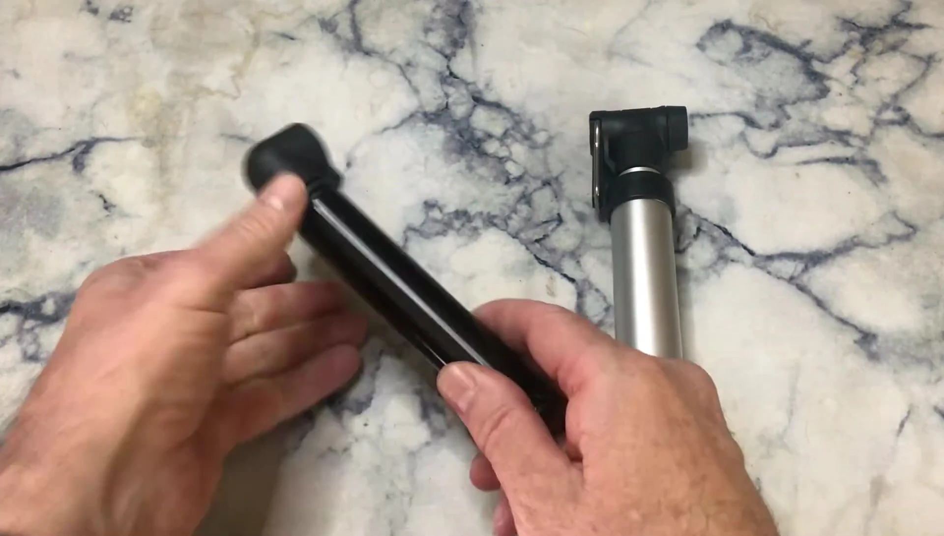 Close-up of Specialized mini pump