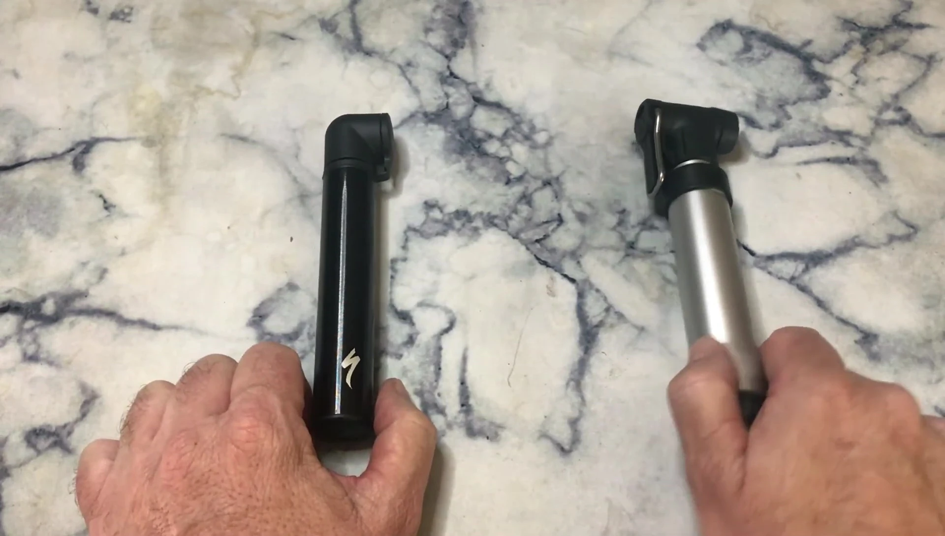 Close-up of Crankbrothers mini pump