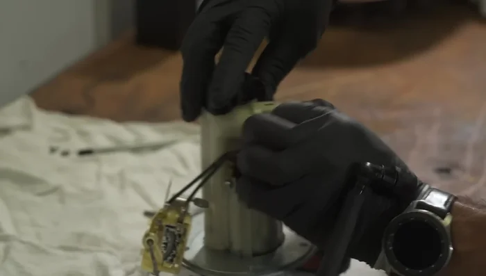 Inspect the fuel regulator and ensure no sediment has passed through the strainer.