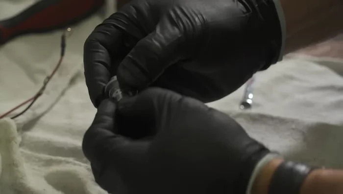 Inspect the fuel regulator and ensure no sediment has passed through the strainer.