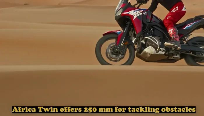 Dimensions and Ergonomics Comparison: Africa Twin offers higher ground clearance (250mm) and adjustable seat height (850-870mm). NT1100 has lower ground clearance (175mm) and lower seat height (820mm), better for shorter riders and two-up riding.