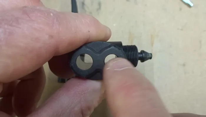 Reinstall the pin, ensuring it's properly seated.