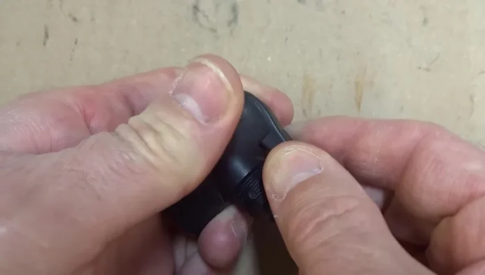 Reinstall the pin, ensuring it's properly seated.