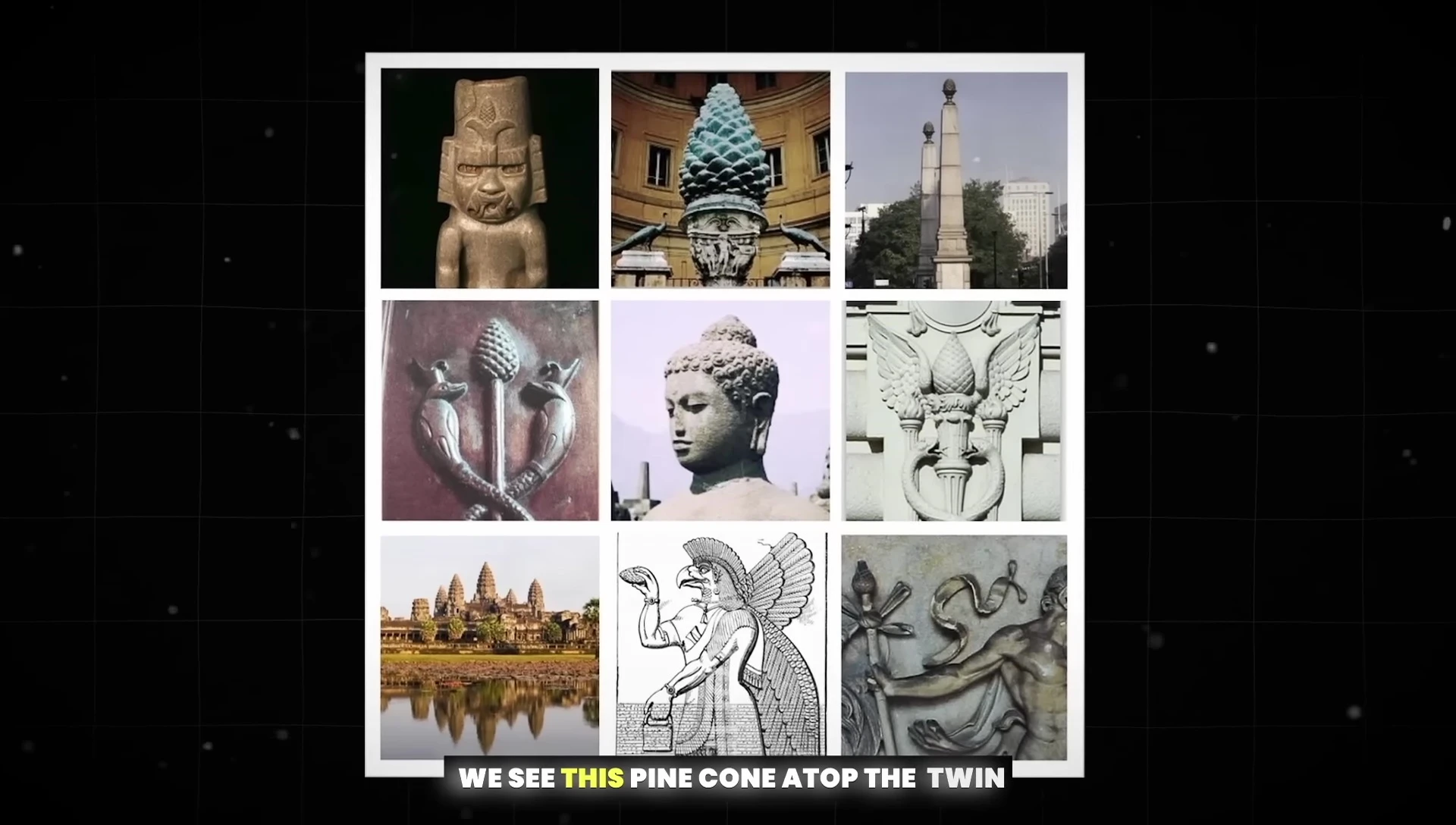 Image of the pine cone symbol found in various ancient cultures