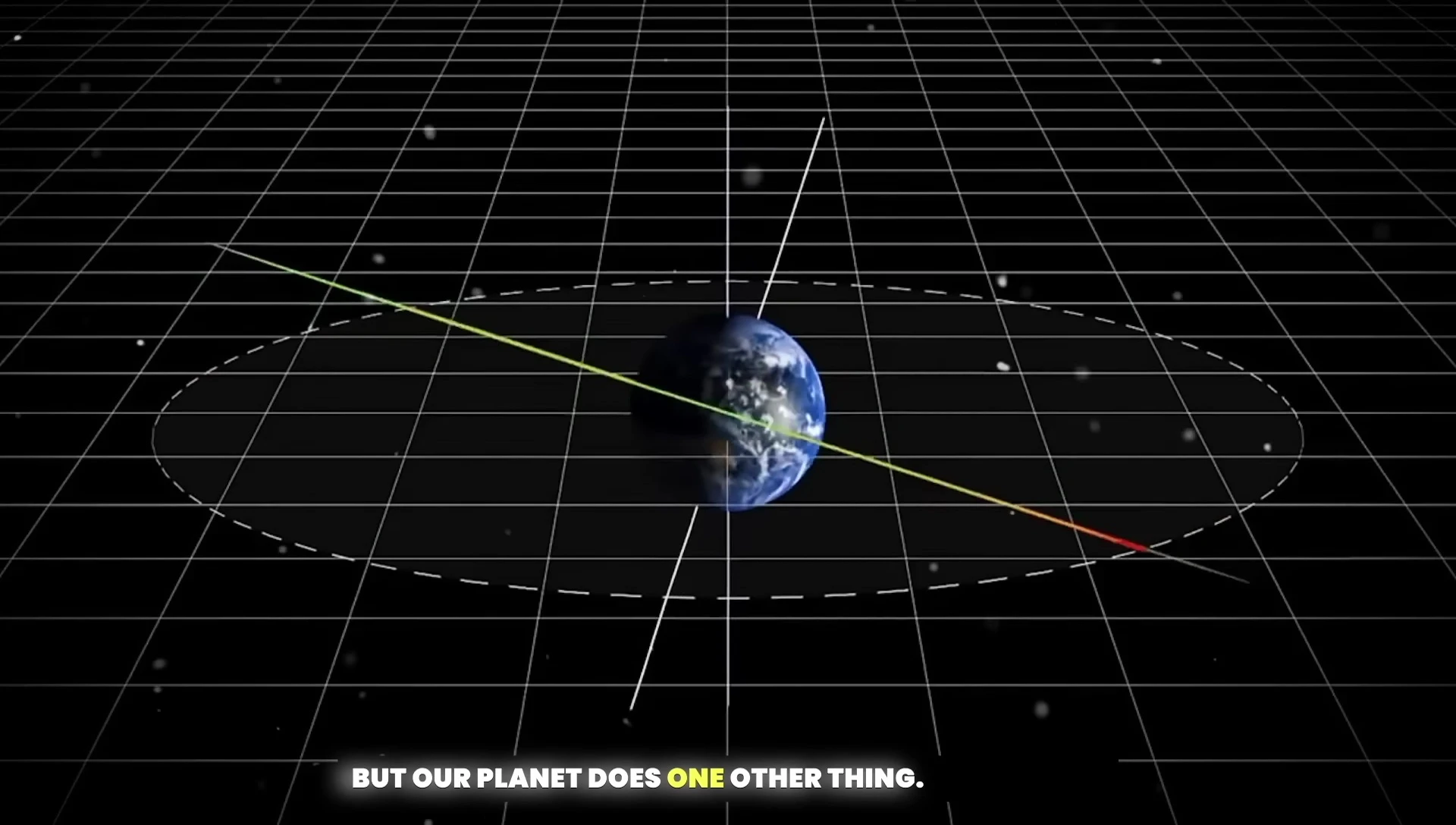 Diagram illustrating the Earth's precessional wobble