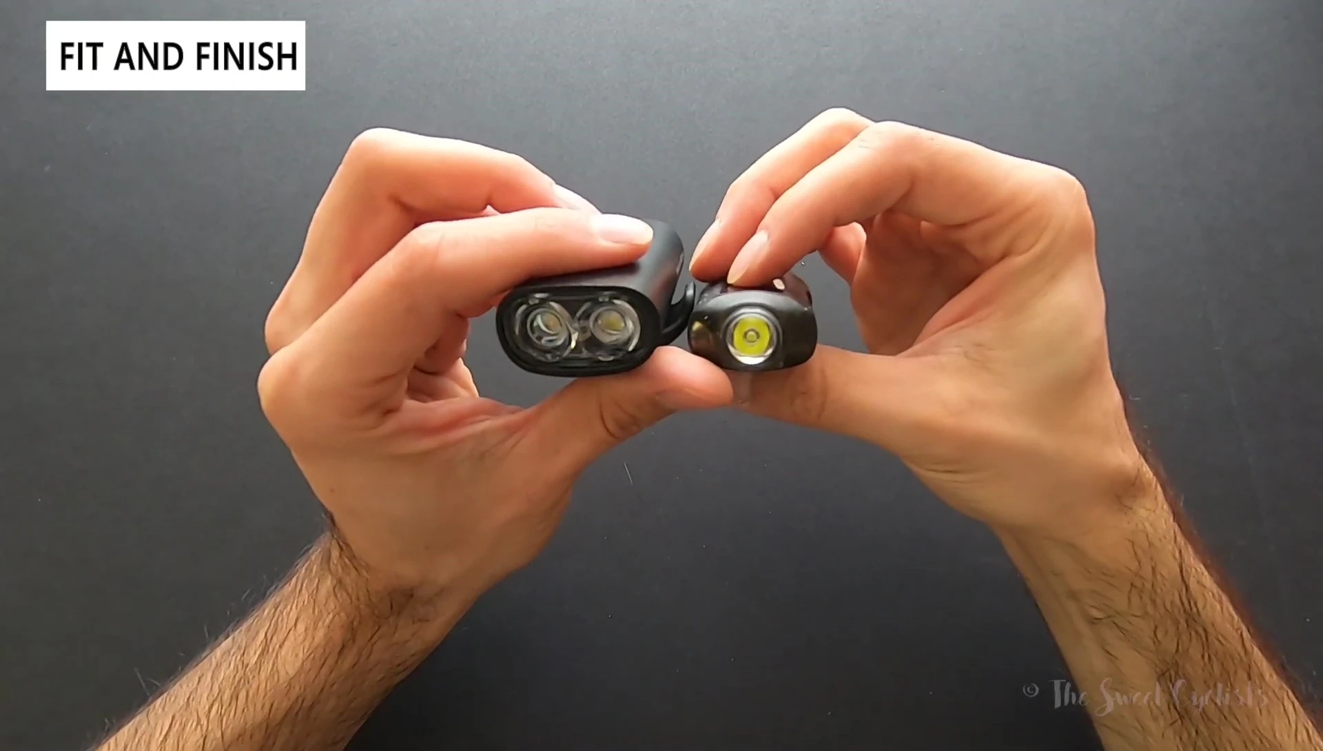 Size comparison with Light & Motion Via Pro