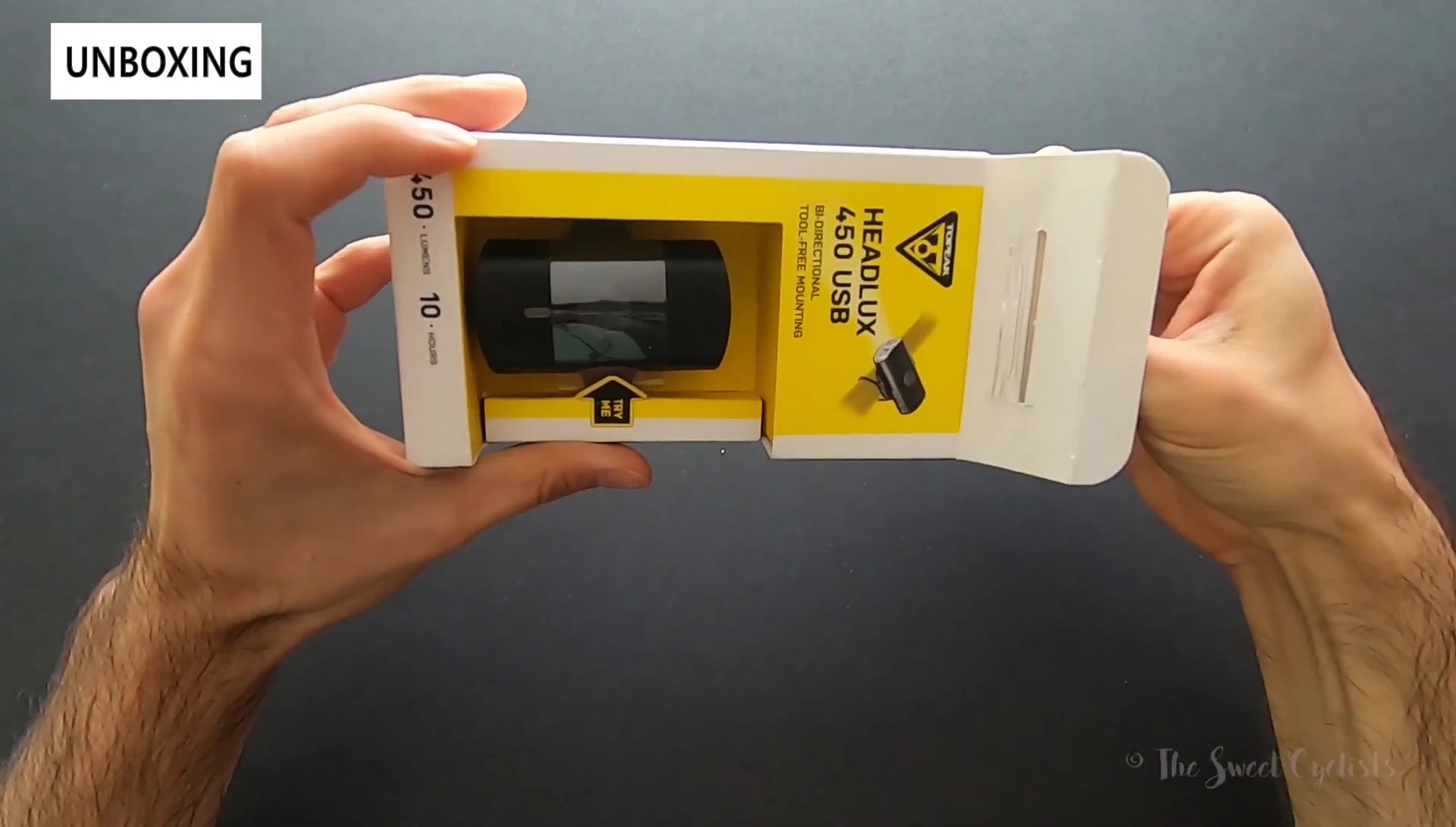 Topeak Headlux 450 USB packaging