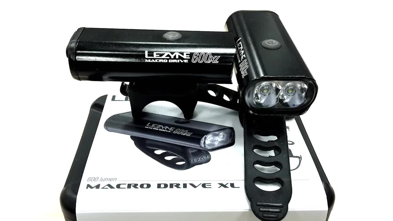 The Lezyne Macro Drive 600XL box