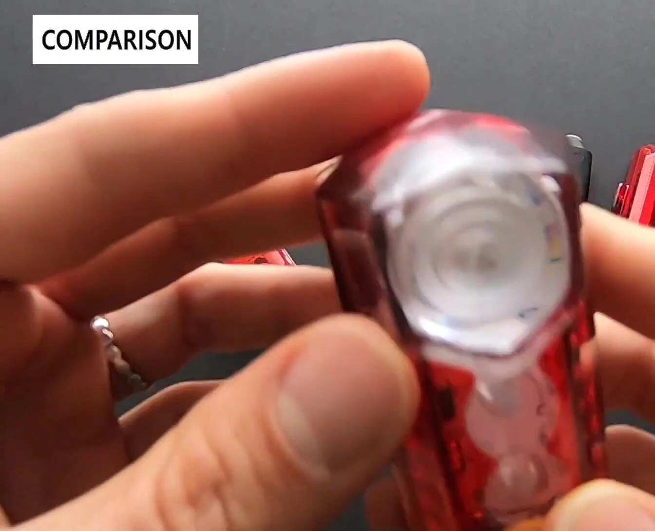 Comparison with Topeak Redlite Mega.