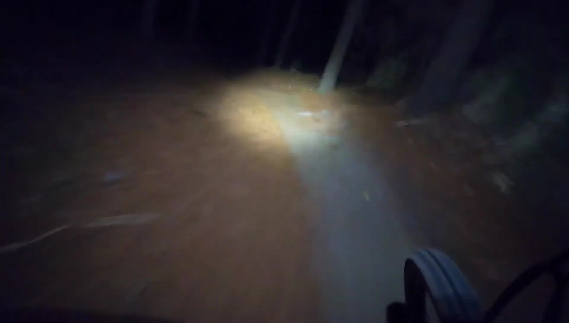 Shot showing the light during use.