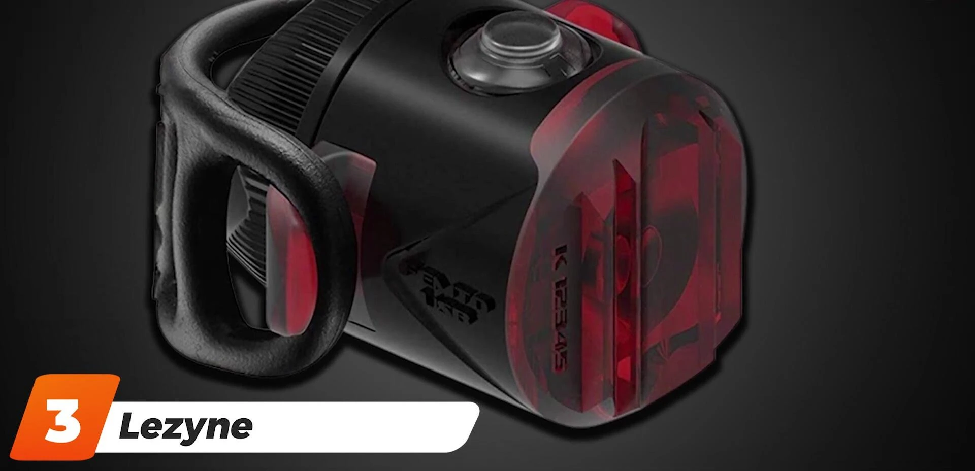 Lezyne LED Femto Drive rear light displayed