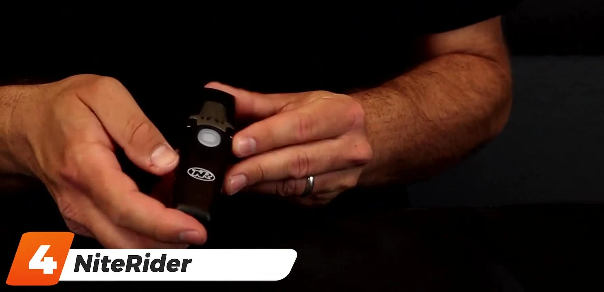 Nitecore UT10 headlight shown